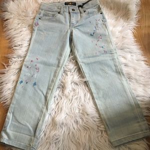 Girls lucky brand cat skinny jeans